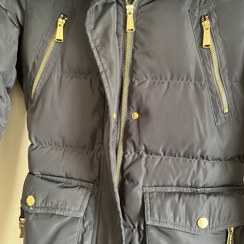 🎊HP🎊 Michael Kors Navy Coat - Picture 10 of 11